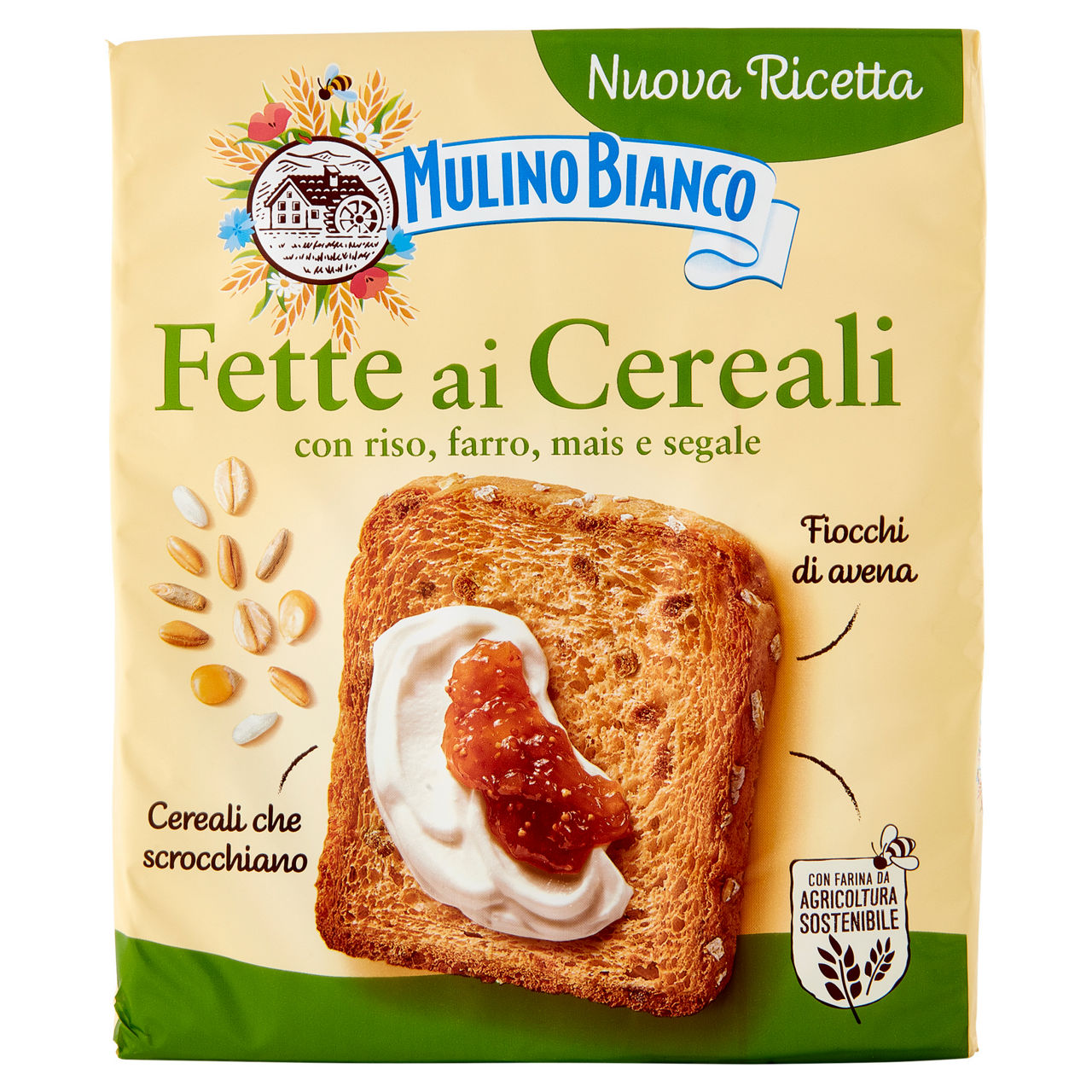 Fette biscottate ai cereali 32 fette 315 gr - Immagine 01