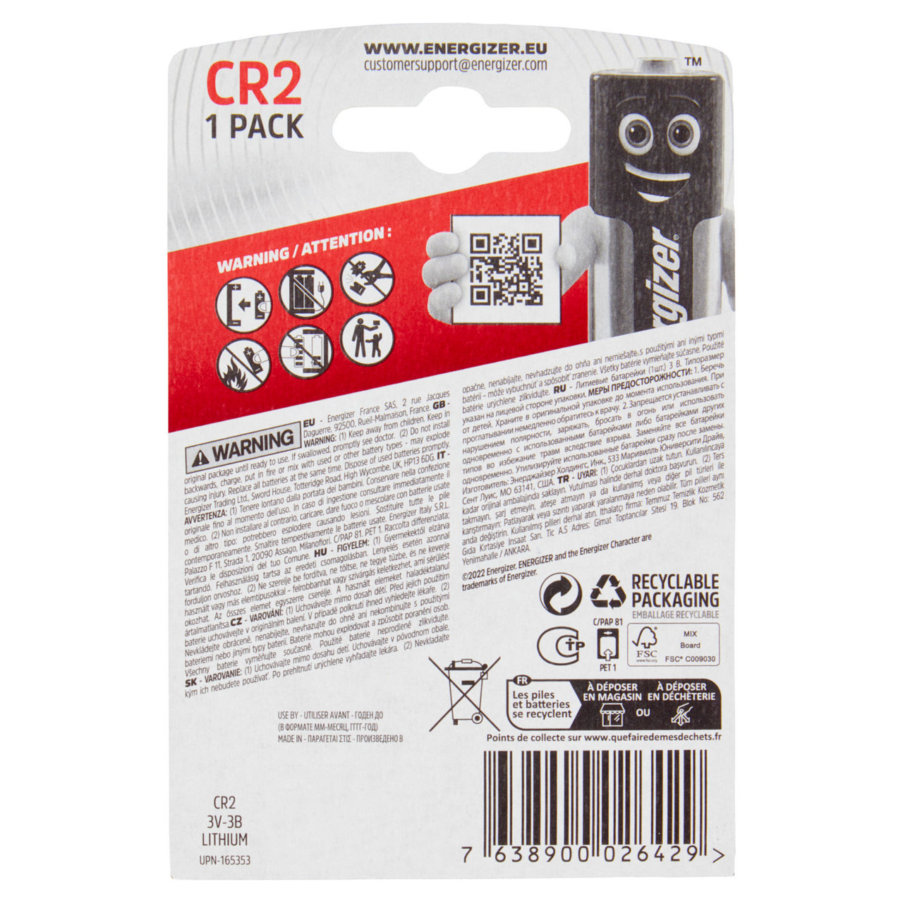 Pila foto energizer cr2 - Immagine 51