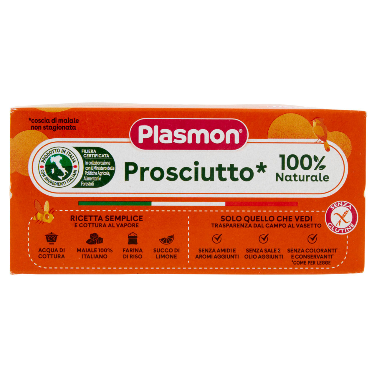 Omogeneizzato di prosciutto cotto 2 pz x 80 gr - Immagine 31