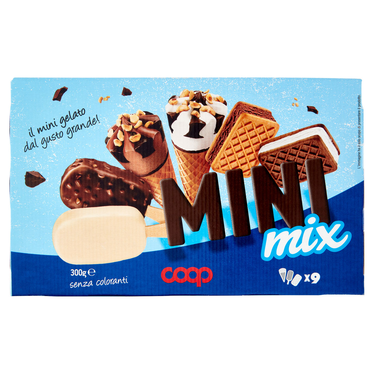 Mix gelati mini 9 pz 300 gr