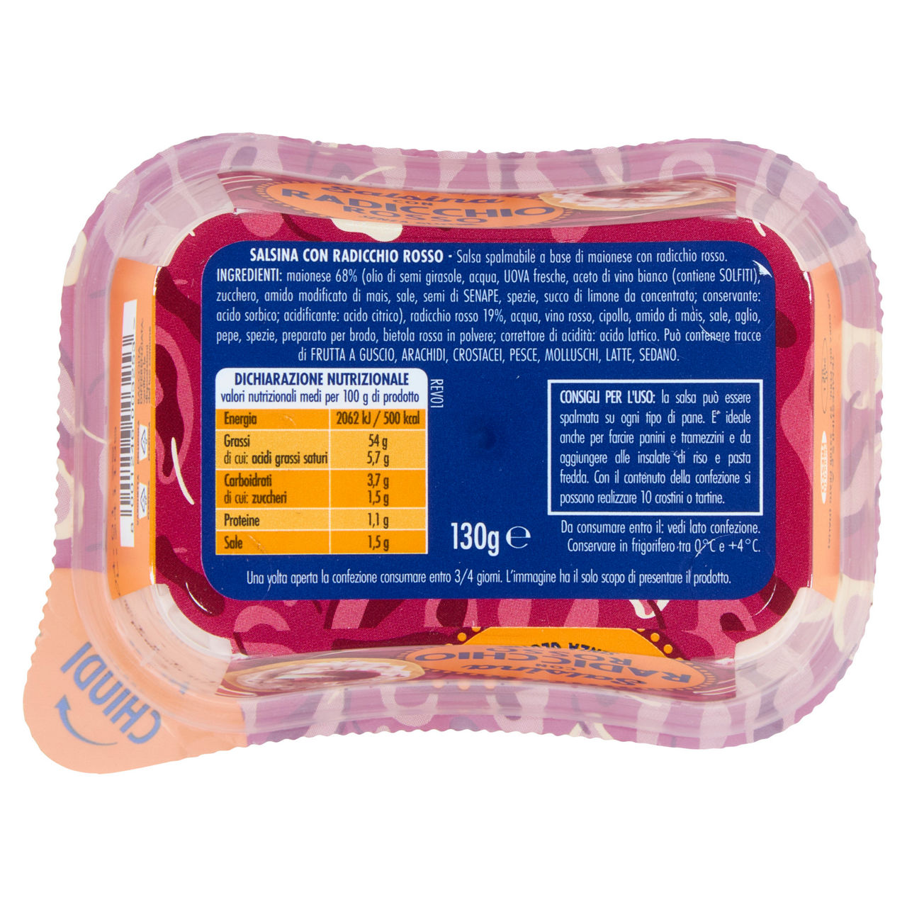 Salsa al radicchio rosso 130 gr - Immagine 21