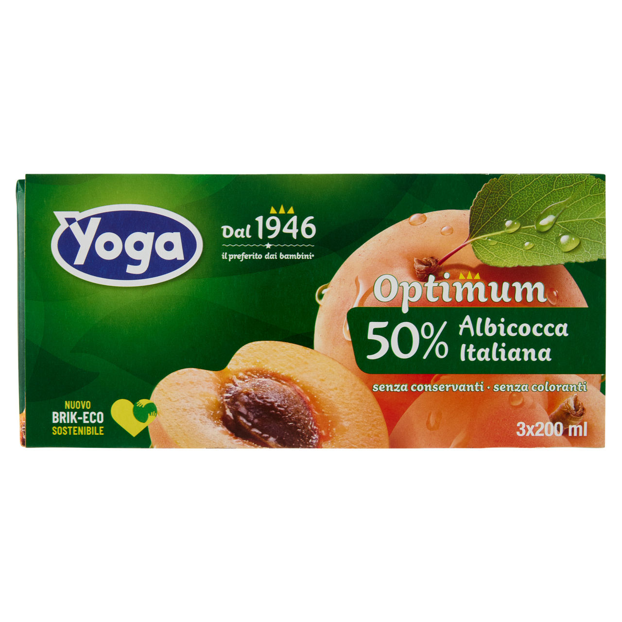 Bevanda all'albicocca 3 pz x 200 ml