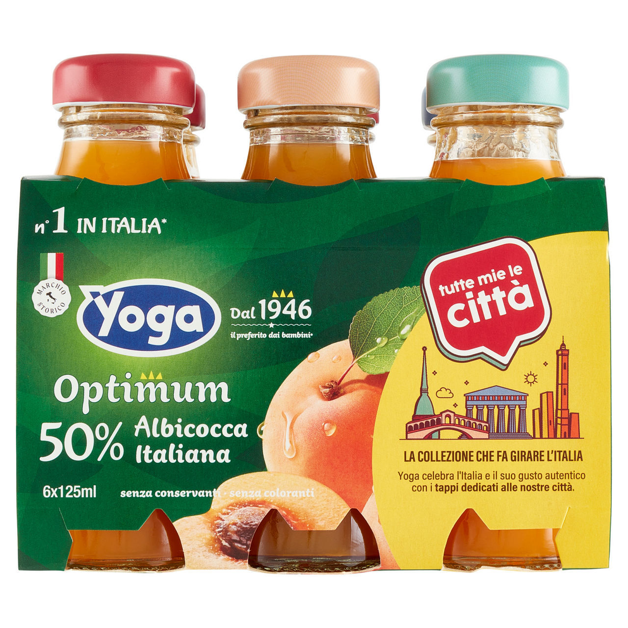 Bevanda all'albicocca 6 pz x 125 ml