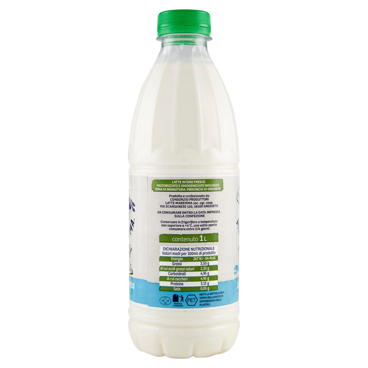 Latte fresco intero bio di Maremma1 lt - Immagine 21