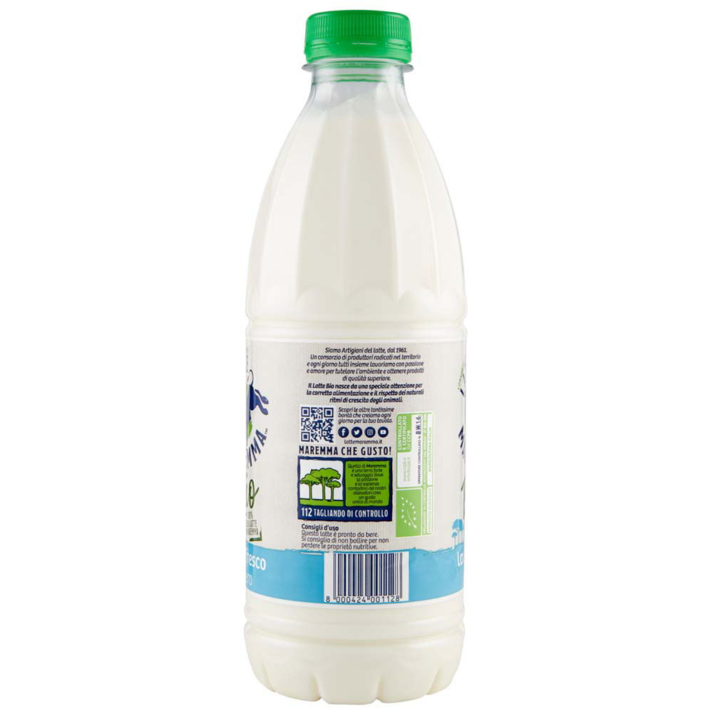 Latte fresco intero bio di Maremma1 lt - Immagine 31