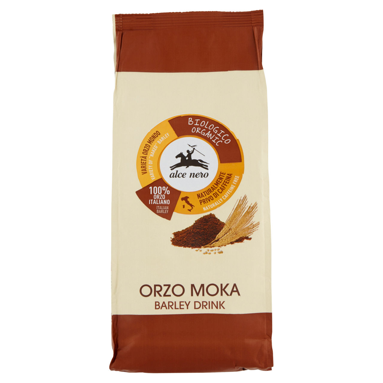 Orzo tostato e macinato bio per moka 500 gr - Immagine 01