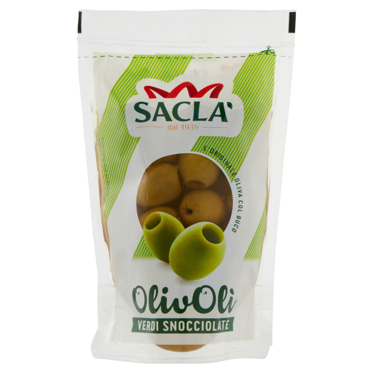 Olive verdi snocciolate 185 gr