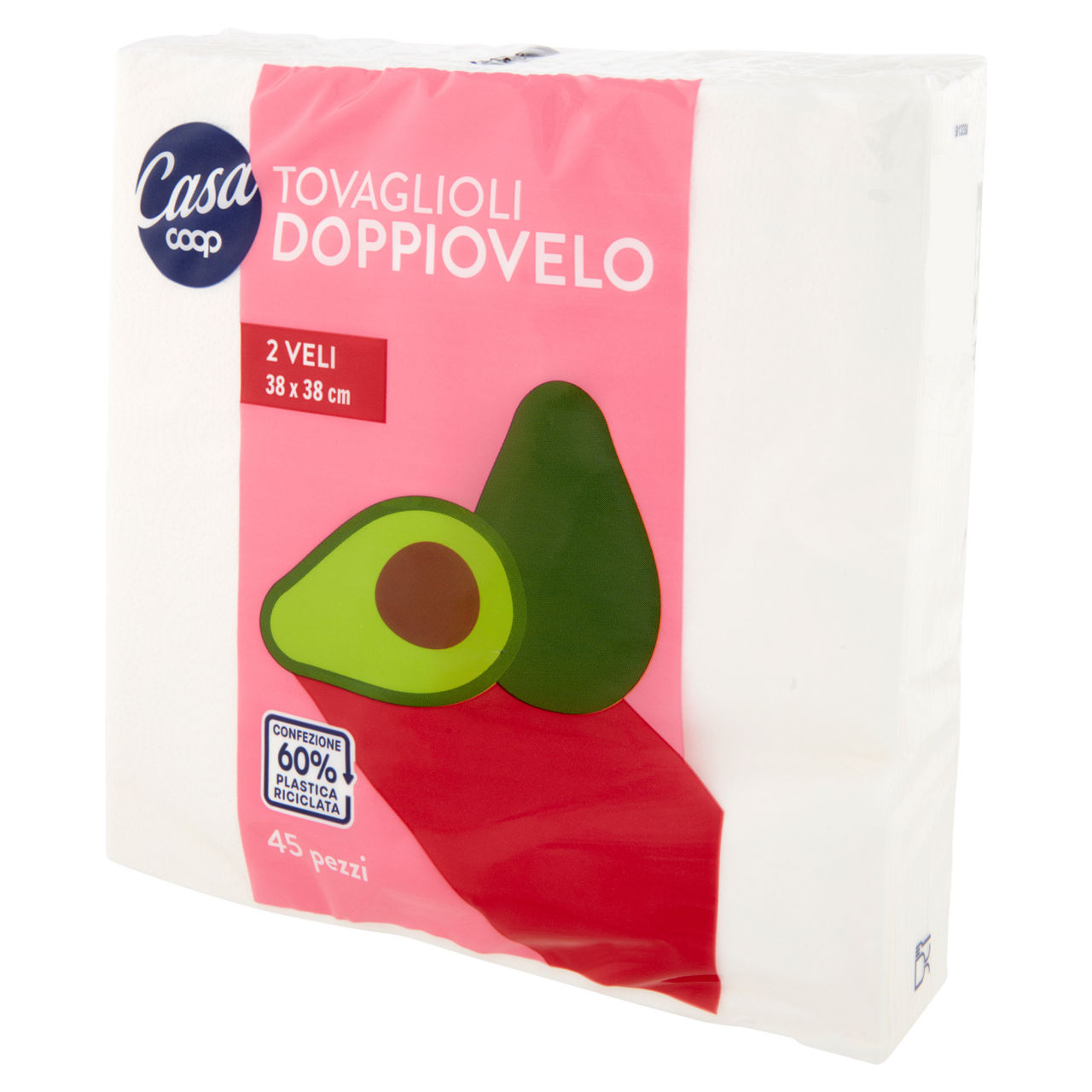 Tovaglioli coop  2 veli cm.38x38 fsc bianco incarto pz 45 - Immagine 11