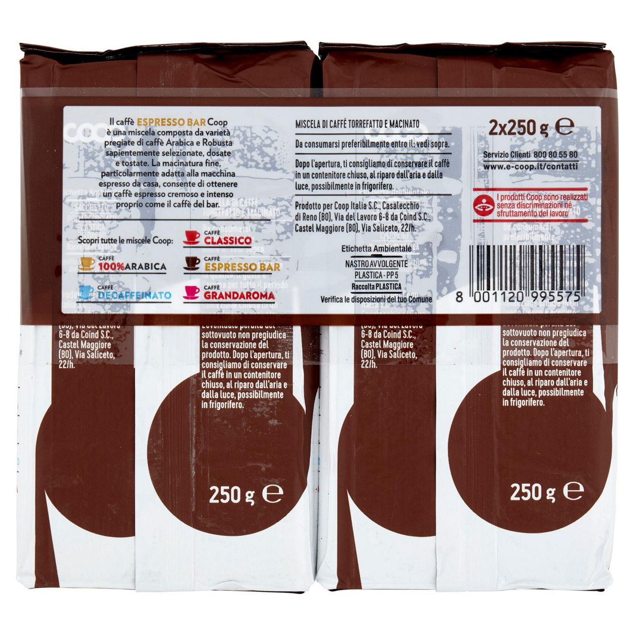 Caffè macinato espresso bar 2 pz x 250 gr - Immagine 11