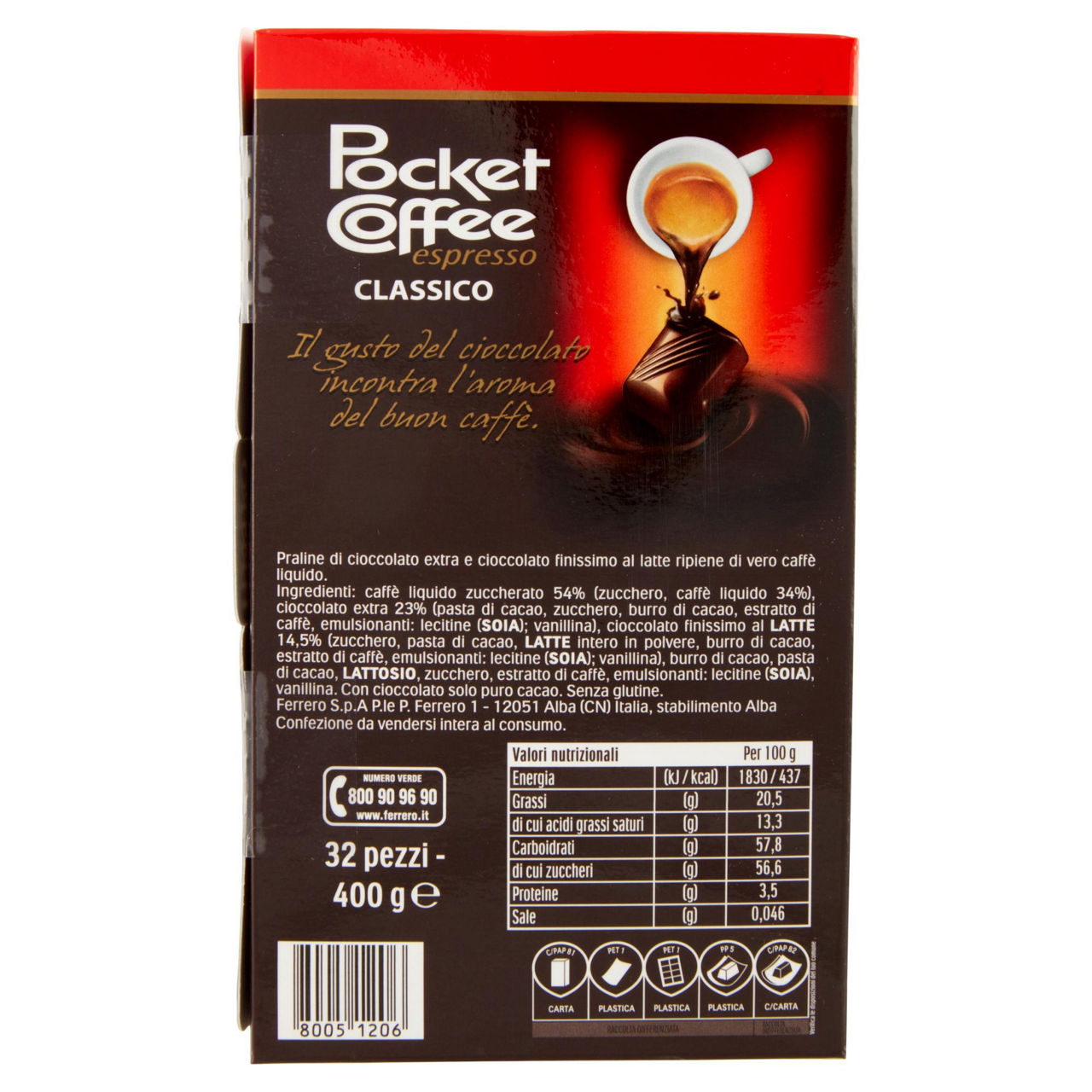 Praline pocket coffee 32 pz 400 gr - Immagine 31