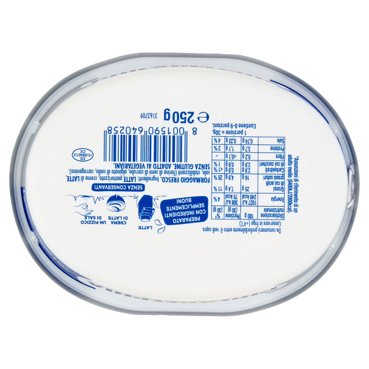 Formaggio fresco e cremoso spalmabile 250 gr - Immagine 41