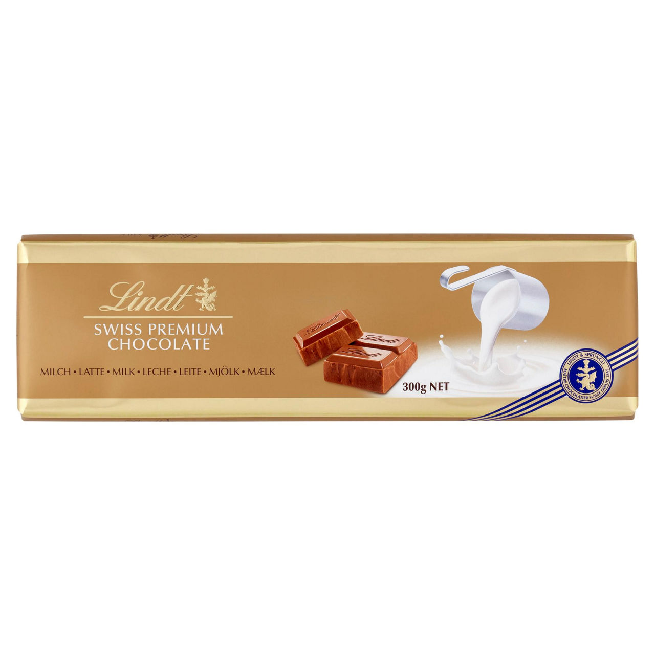 Tavoletta di cioccolato Svizzero al latte 300 gr - Immagine 01