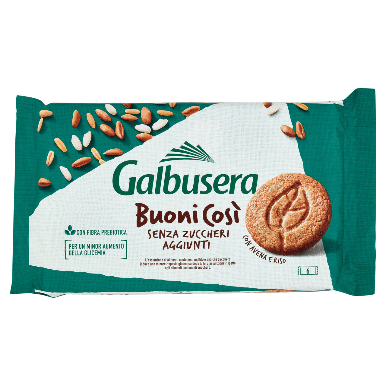 Biscotti ai 4 cereali 6 pz x 50 gr