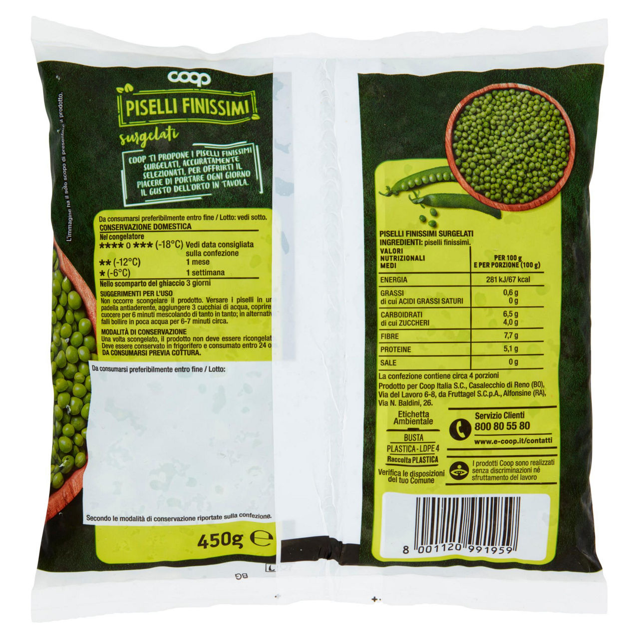 Piselli finissimi surgelati 450 gr - Immagine 21