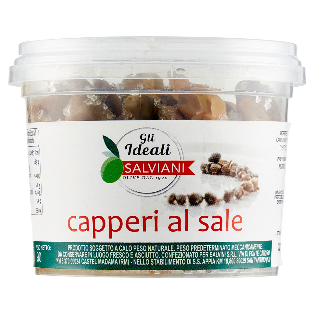Capperi al sale 90 gr - Immagine 01