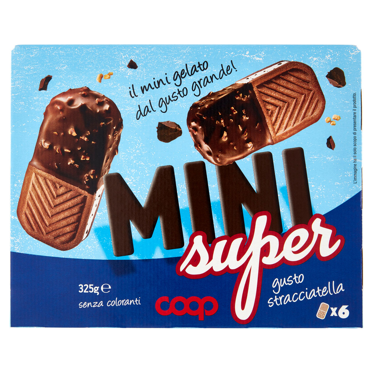 Gelato biscotto alla stracciatella mini 6 pz 325 gr