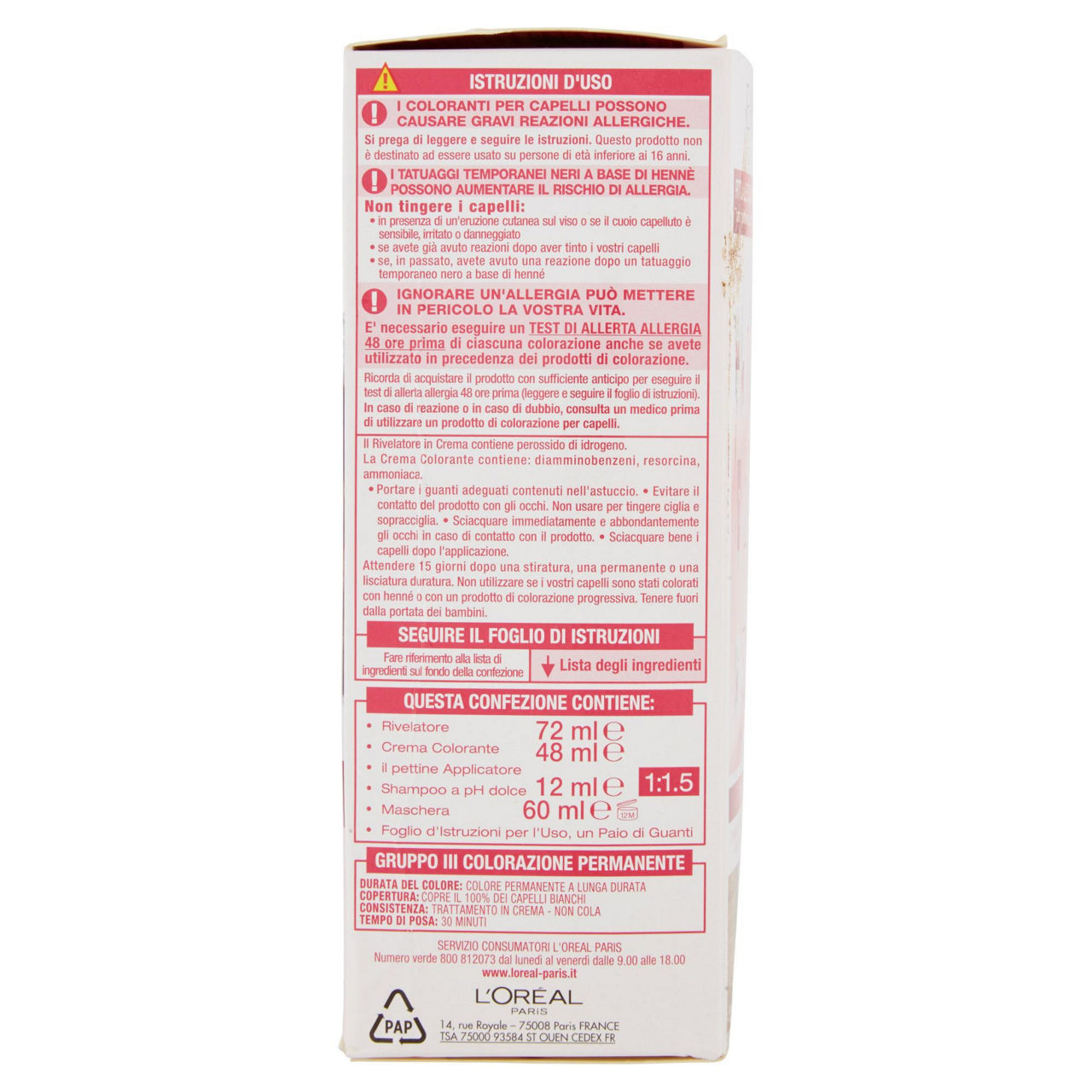 Colorazione excellence creme autopr.castano chiaro 5 sc.pz.1 - Immagine 41