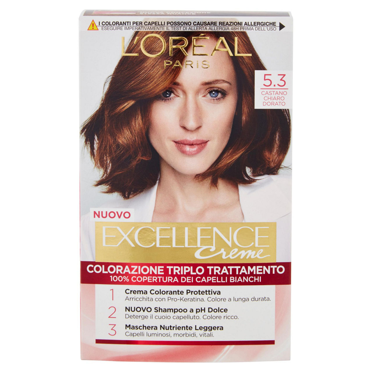 Crema excellence castano chiaro dor n 5,3 pz.1