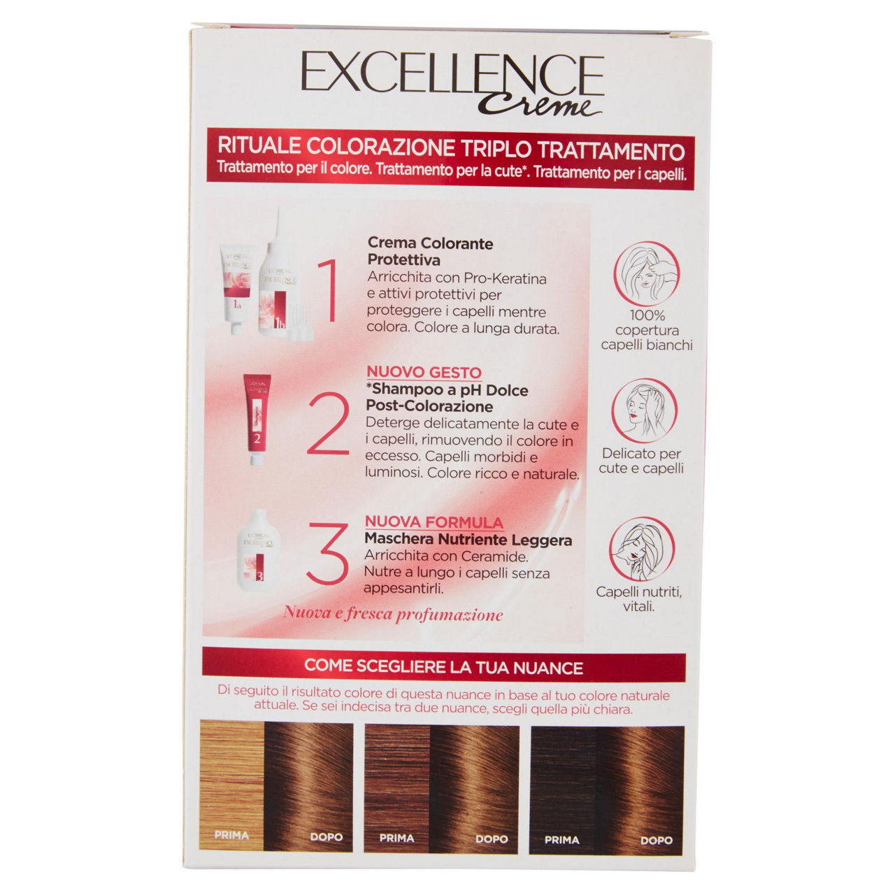 Colorazione excellence creme  biondo scuro n6 pz. 1 - Immagine 11