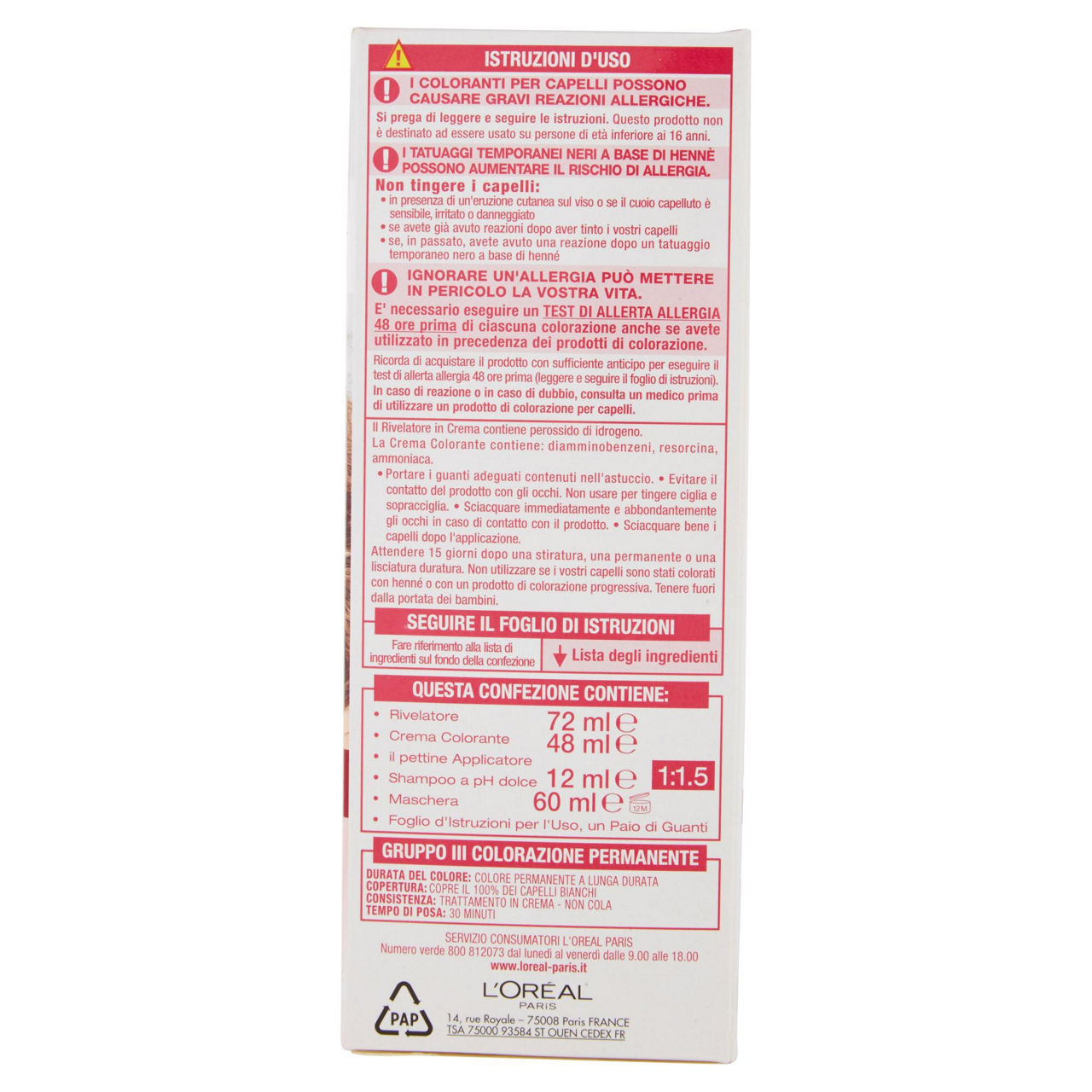 Colorazione excellence creme  biondo scuro n6 pz. 1 - Immagine 41