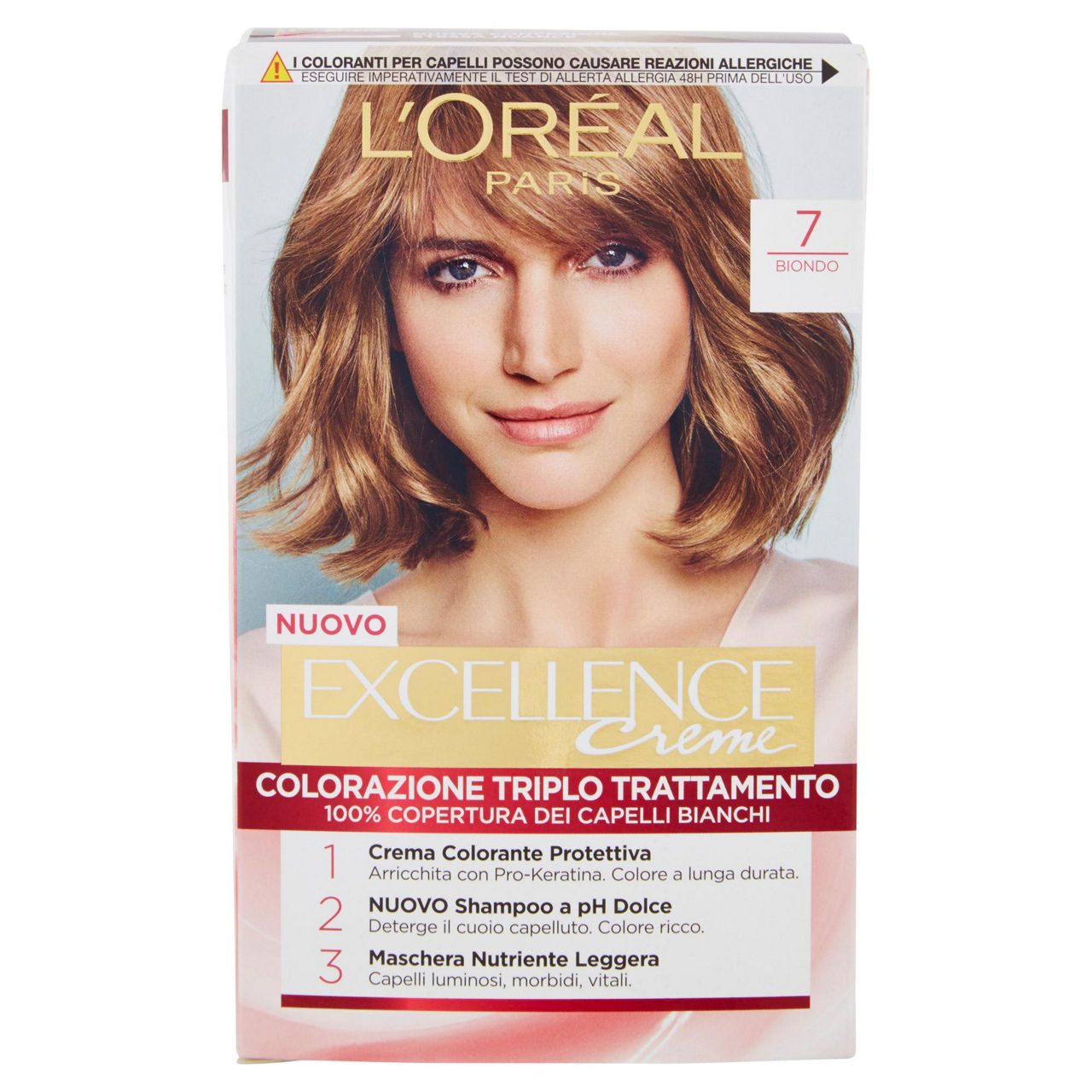 Colorazione excellence creme biondo n7 pz.1