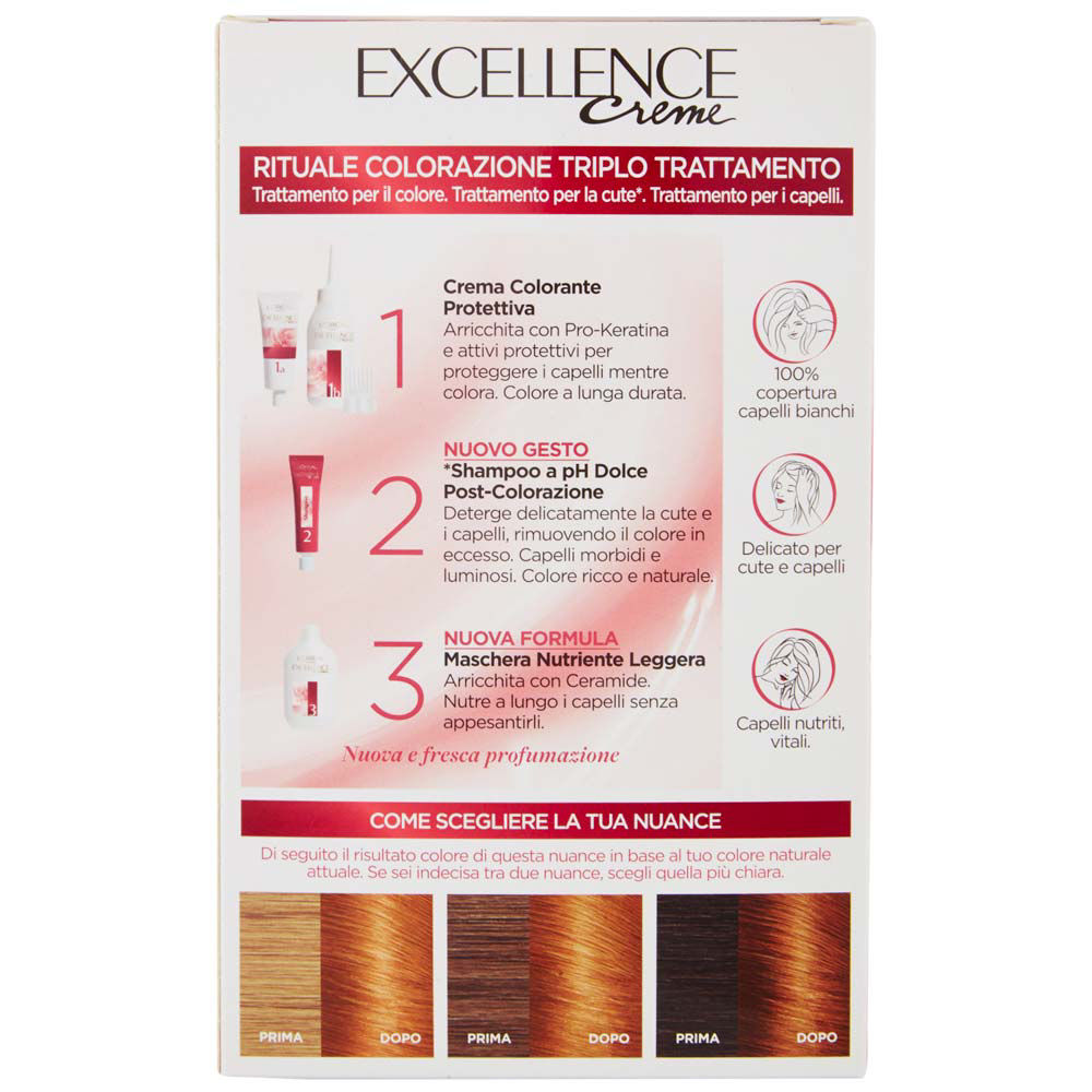 Colorazione excellence creme biondo ramato dorato n 7,43 pz.1 - Immagine 21