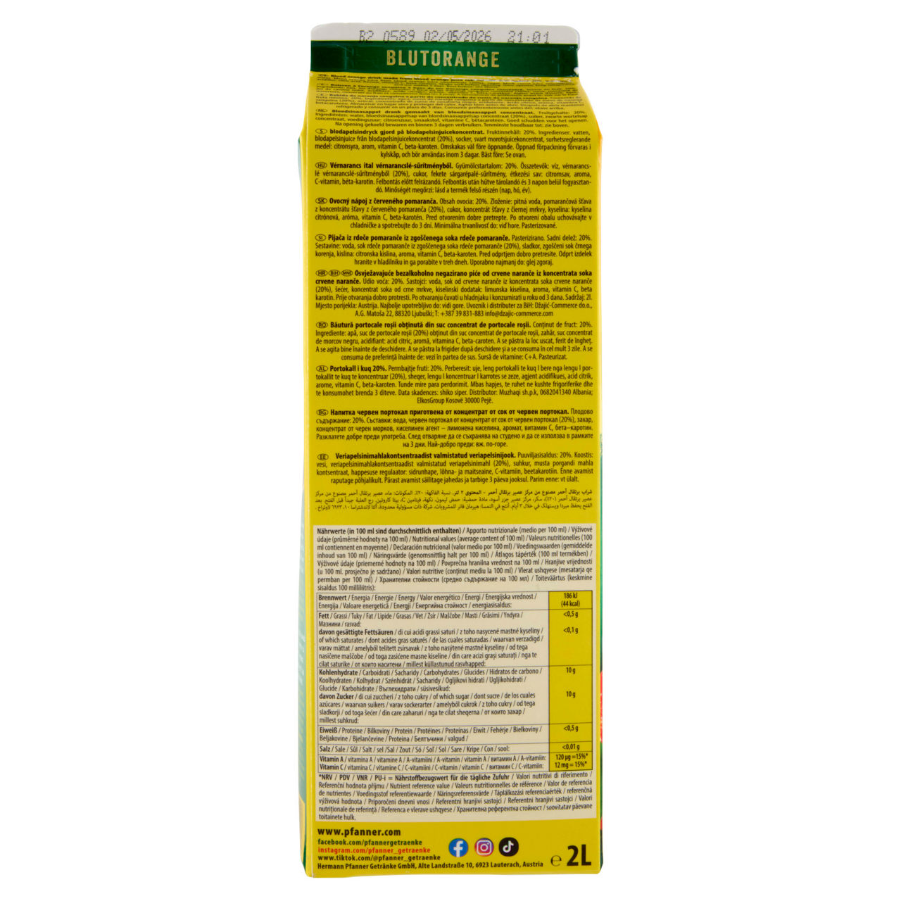 Bevanda arancia rossa 2 lt - Immagine 41