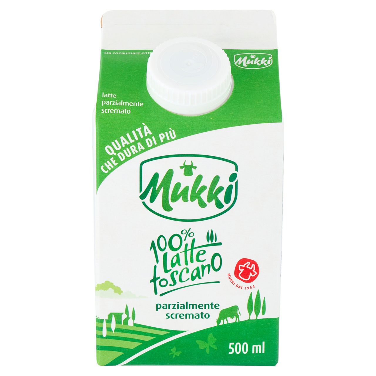 Latte fresco parzialmente scremato 500 ml