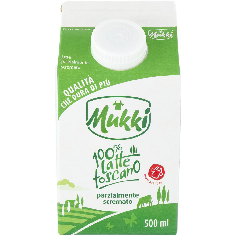 Latte fresco parzialmente scremato 500 ml