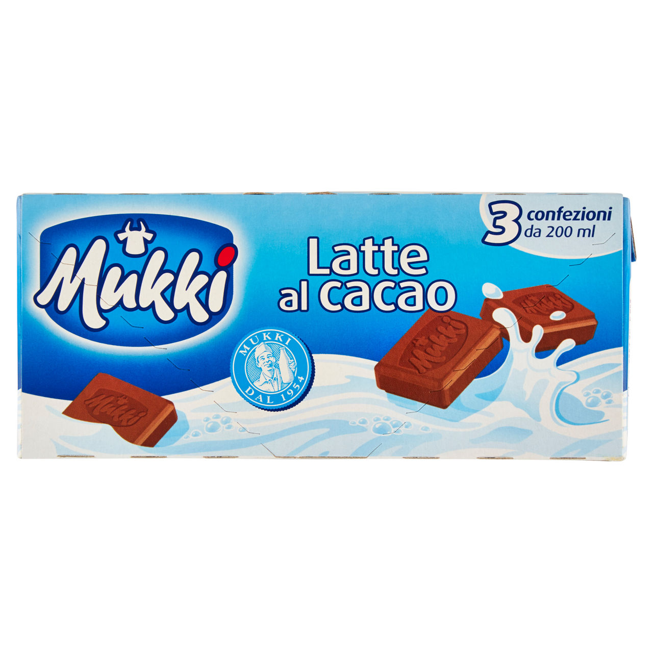 Latte al cacao 3 pz da 200 ml
