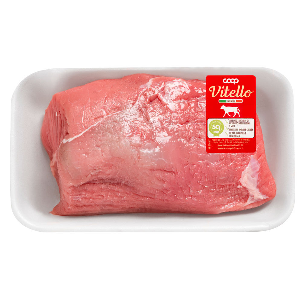 Sottonoce di vitello a tranci