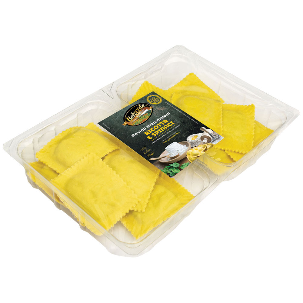 Ravioli freschi Maremmani ricotta e spinaci 500 gr - Immagine 01
