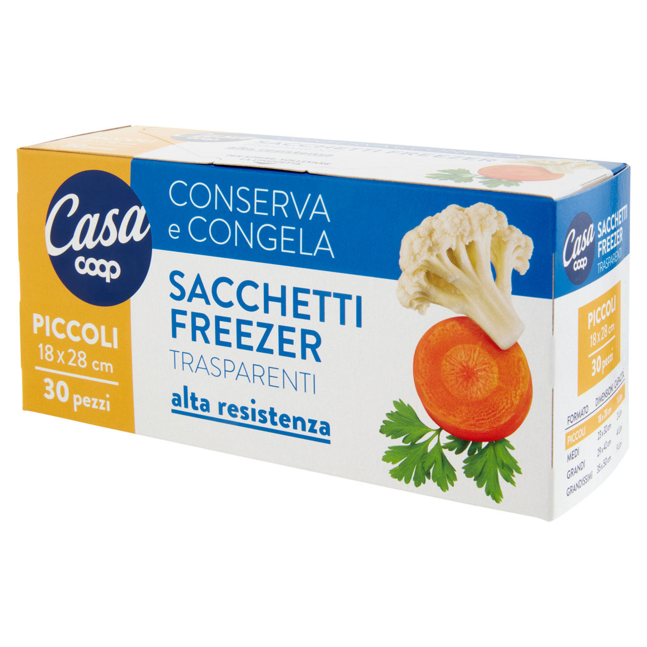 Sacchetti freezer coop casa piccoli cm 18x28 pz 30 - Immagine 11