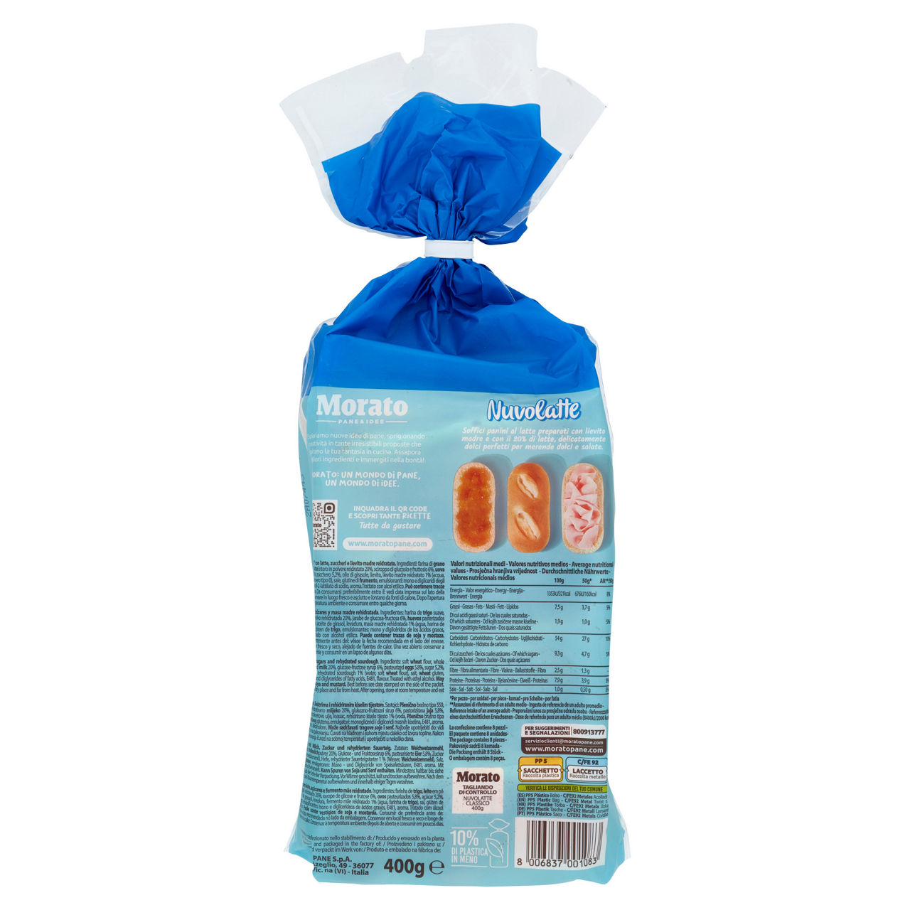 Panini al latte nuvolatte 8 pz x 50 gr - Immagine 41