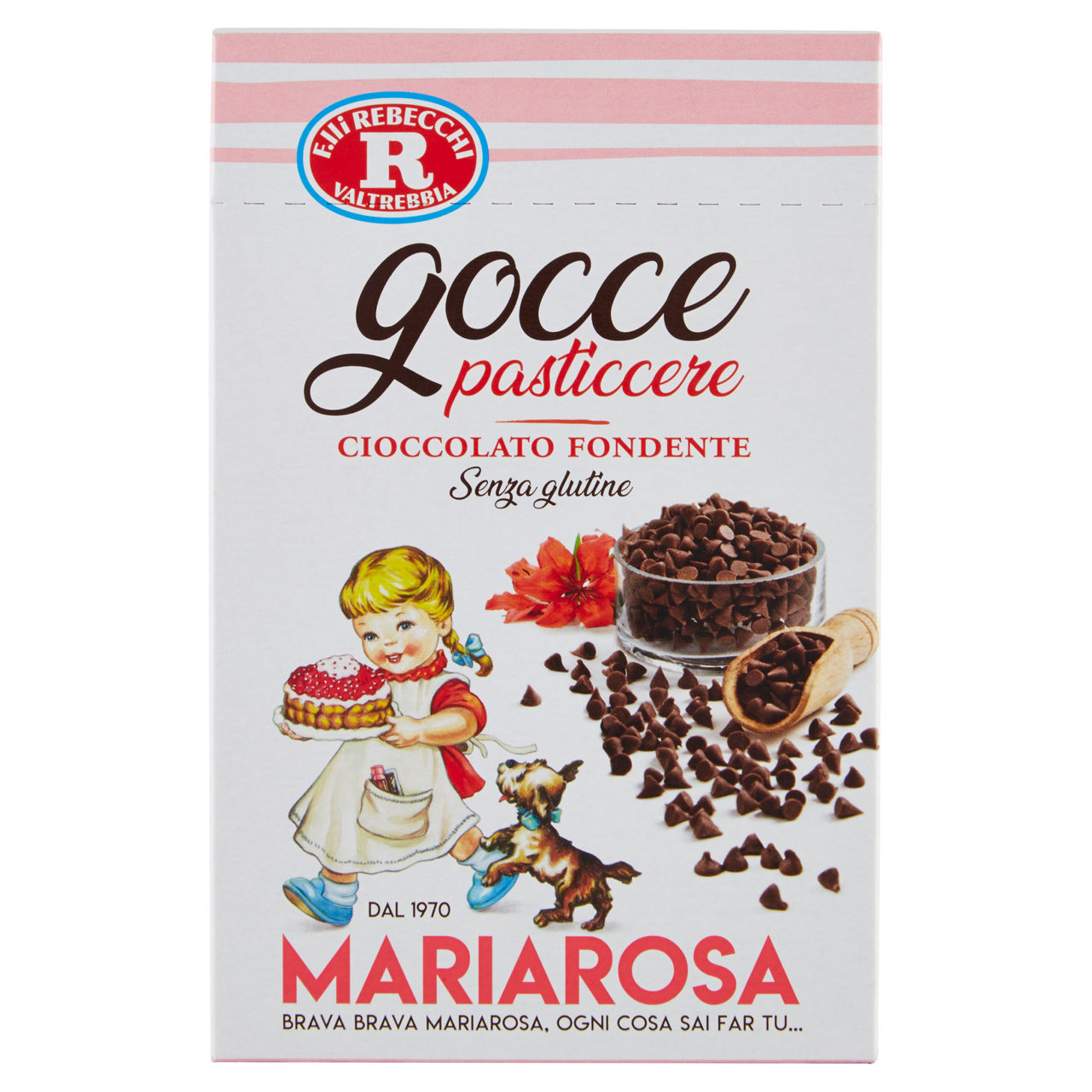 Gocce di cioccolato fondente 125 gr