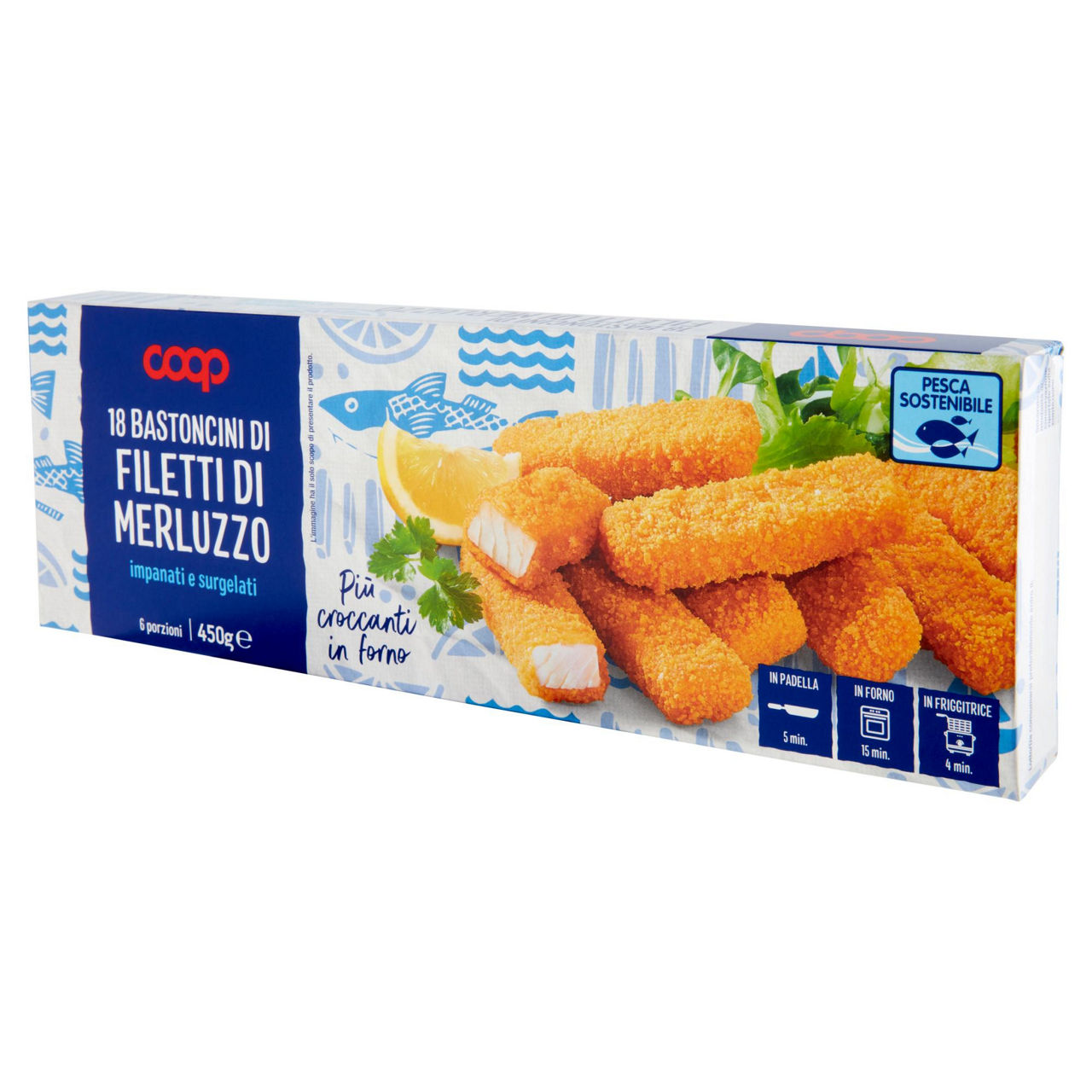 Bastoncini di filetti di merluzzo impanati e surgelati 450 gr - Immagine 41