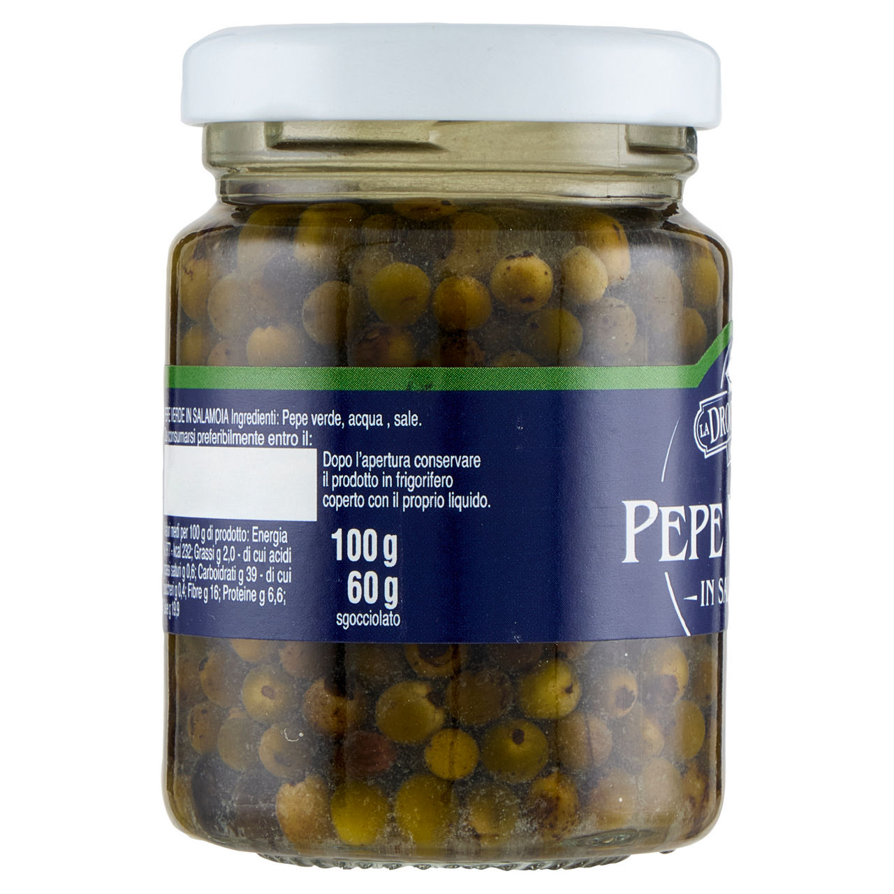 Pepe verde in salamoia  drogheria alimentari vaso vetro c/erogatore gr. 60 - Immagine 21