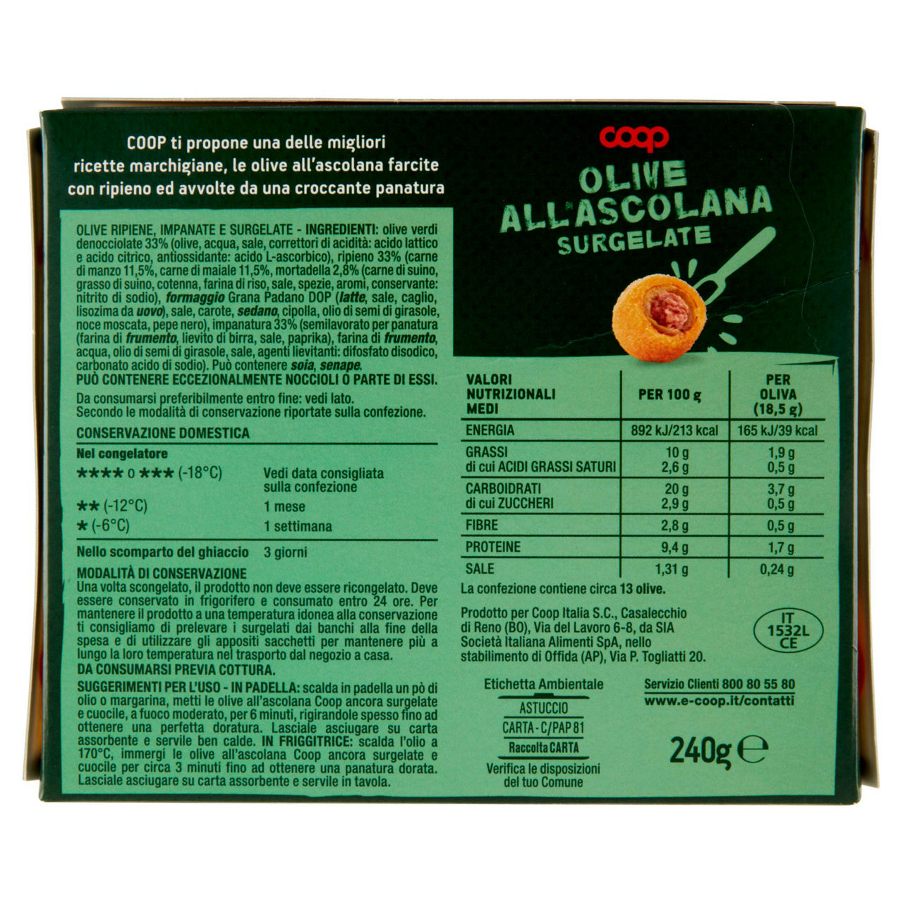 Olive all'Ascolana 240 gr - Immagine 61