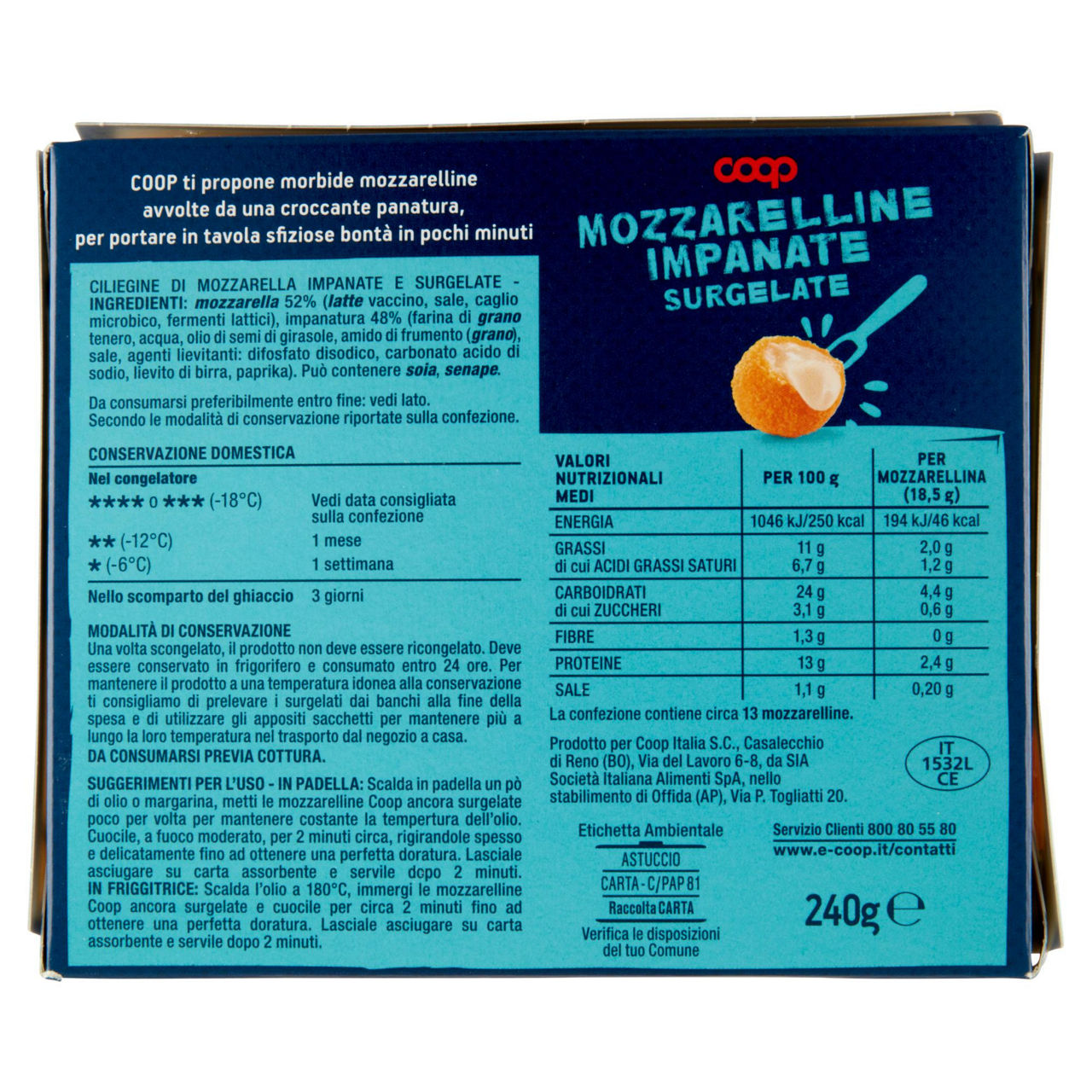 Mozzarelline impanate 240 gr - Immagine 61