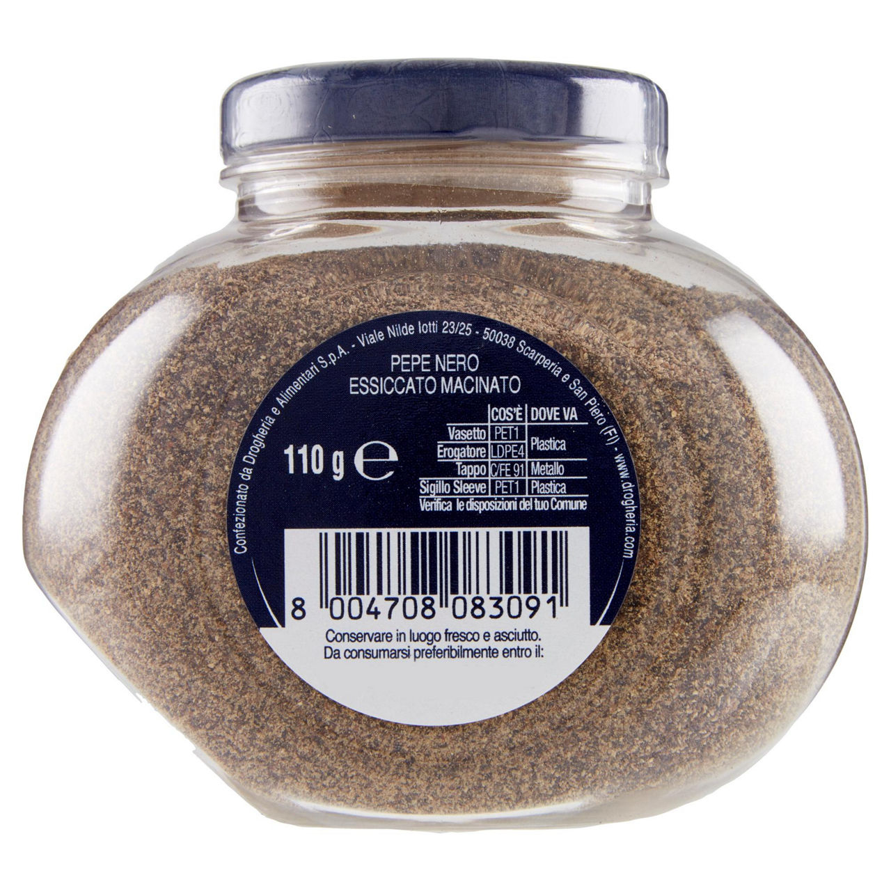 Pepe nero macinato drogheria & alimentari vaso minipet gr 110 - Immagine 41