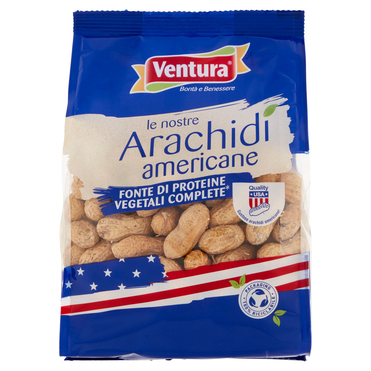 Arachidi Americane in guscio tostate 500 gr - Immagine 01