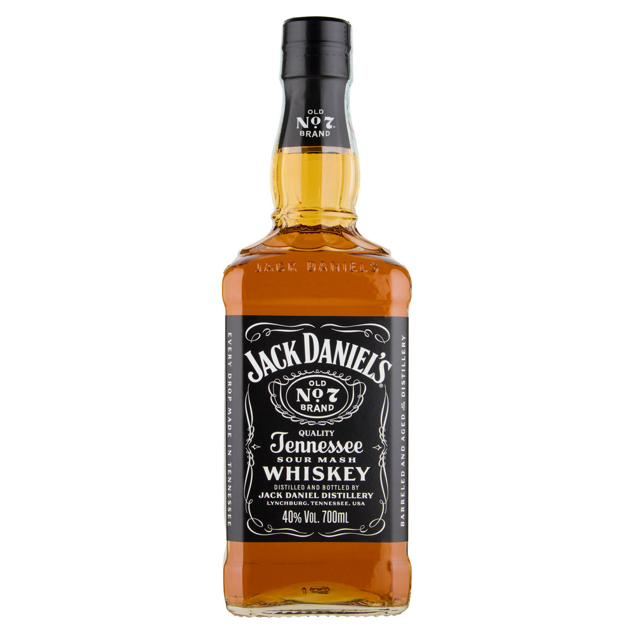 Whiskey jack daniel's 40 gradi bottiglia ml.700