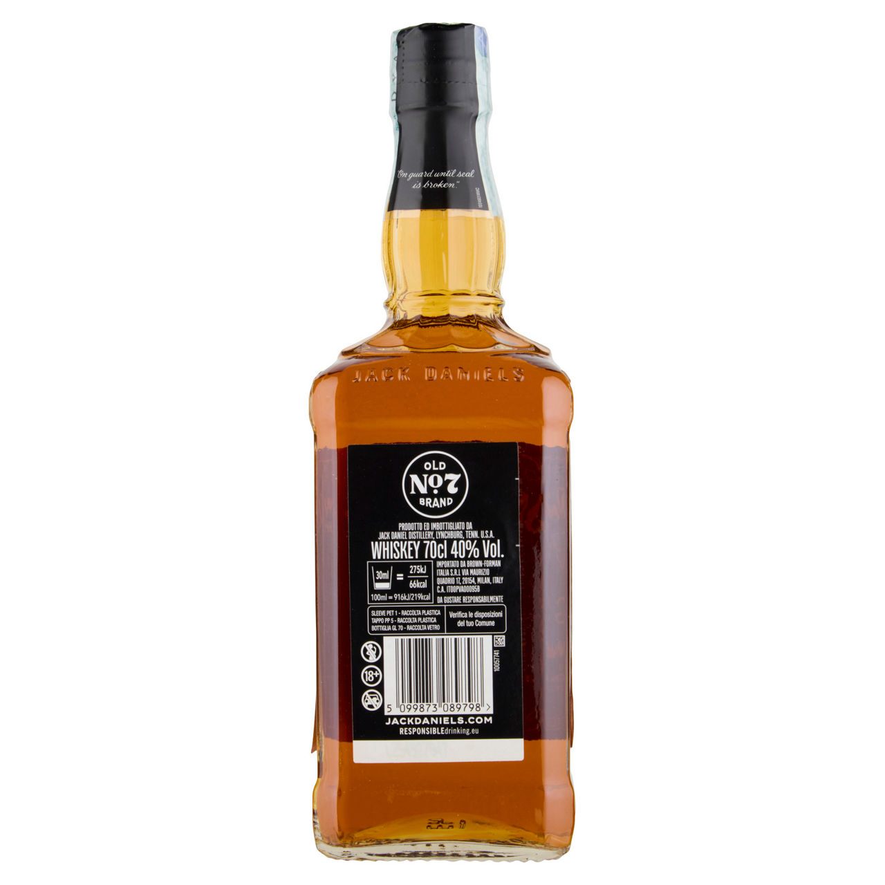 Whiskey jack daniel's 40 gradi bottiglia ml.700 - Immagine 11