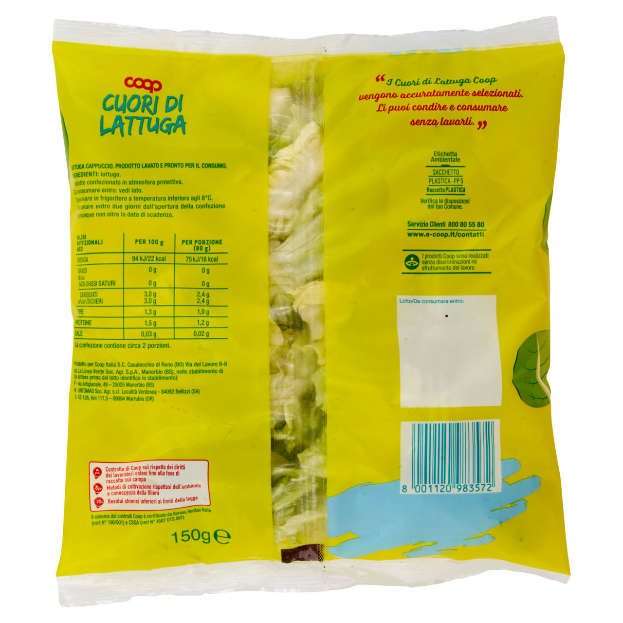 Cuori di lattuga 150 gr - Immagine 181