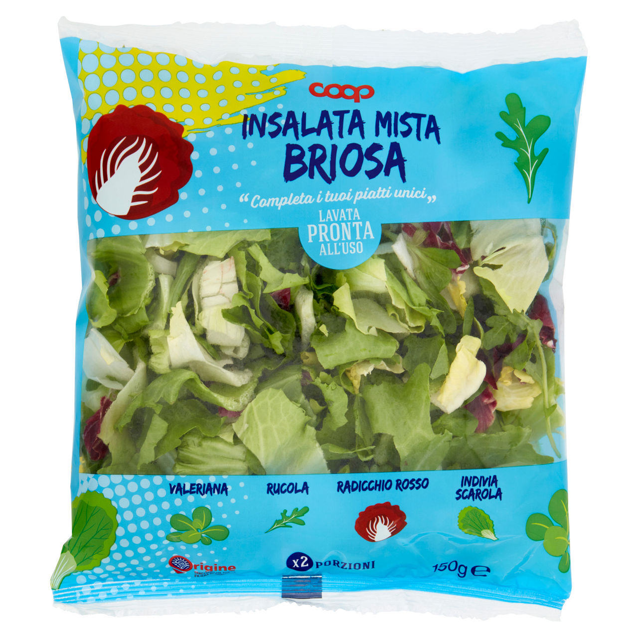 Insalata mista Briosa 150 gr - Immagine 01