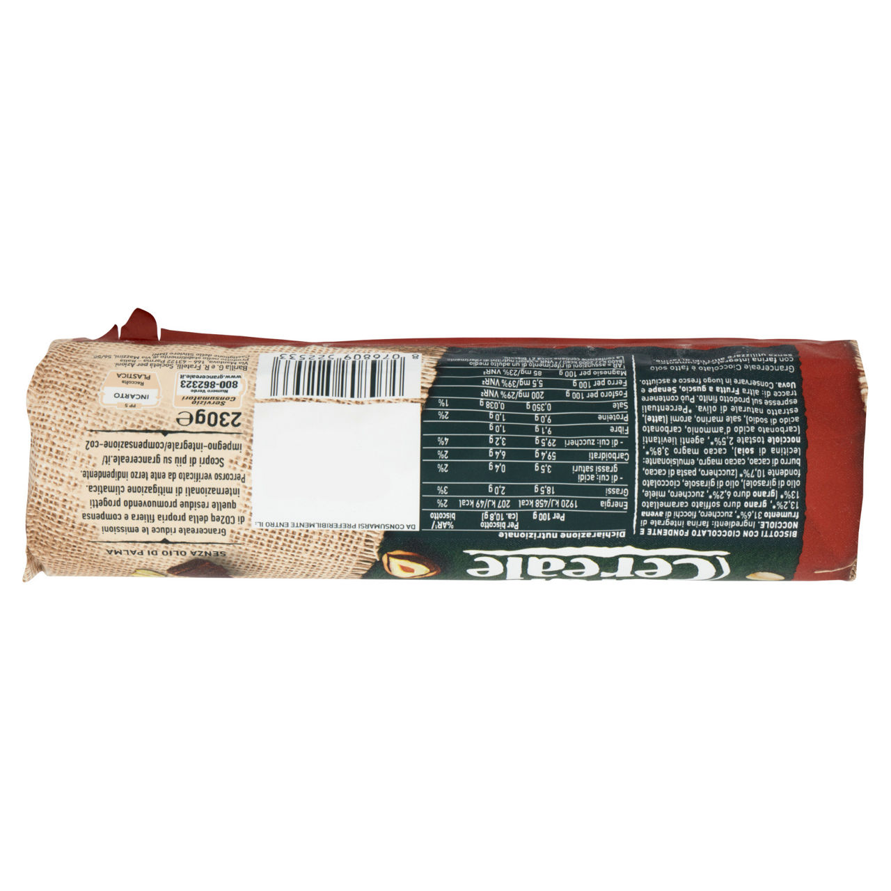 Biscotti Gran Cereale con cioccolato fondente e nocciole 230 gr - Immagine 61