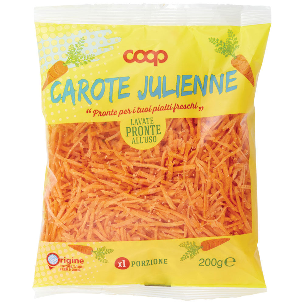 Carote alla julienne 200 gr - Immagine 01