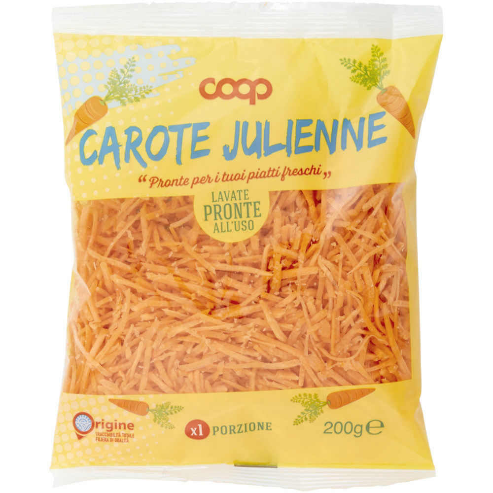 Carote alla julienne 200 gr