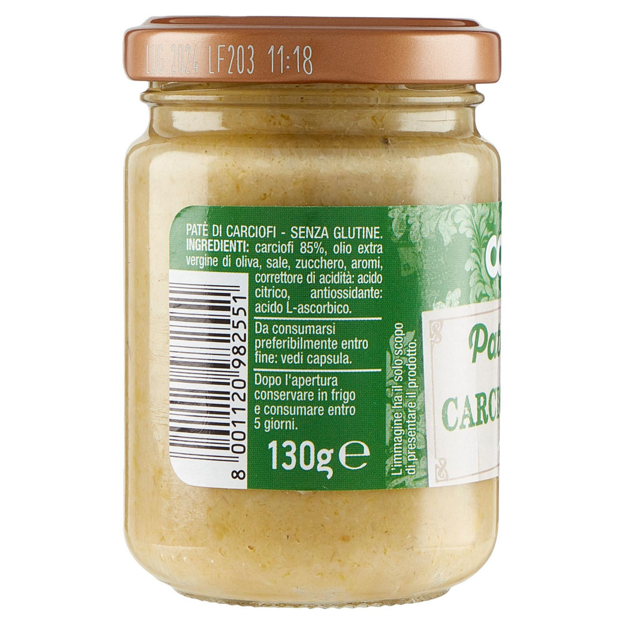Pate' di carciofi coop vaso vetro g130 (ml.156) - Immagine 11