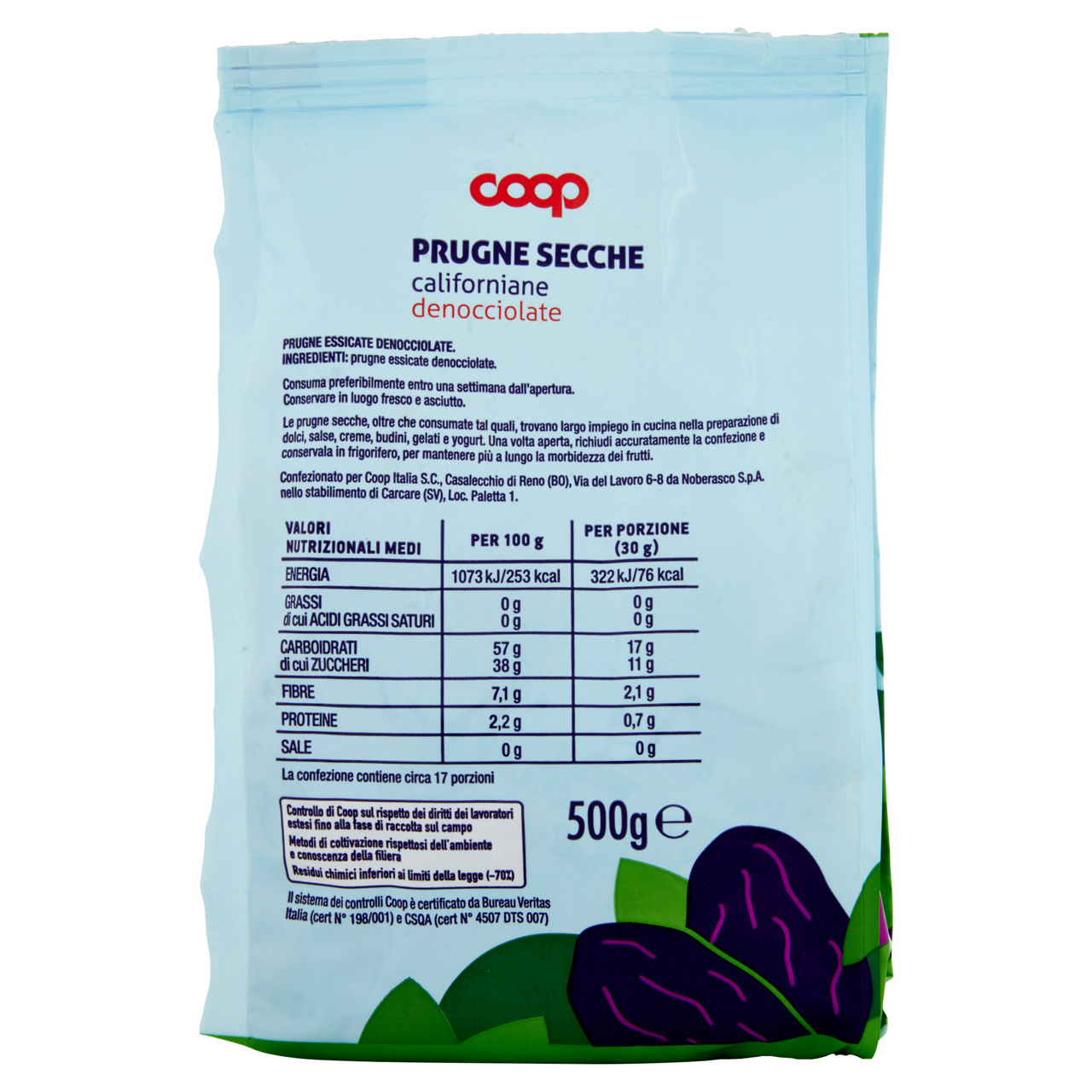Prugne secche californiane denocciolate 500 gr - Immagine 31